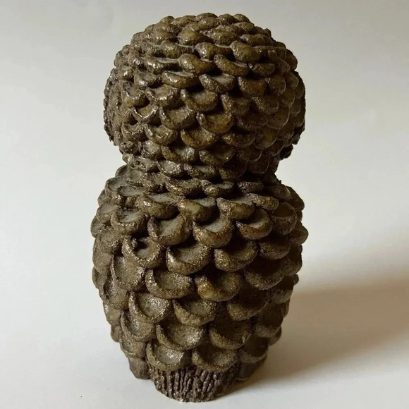 Sarah Darcy Ceramics Studio Pottery Stoneware Ceramic Owl 5” - Picture 3 of 6